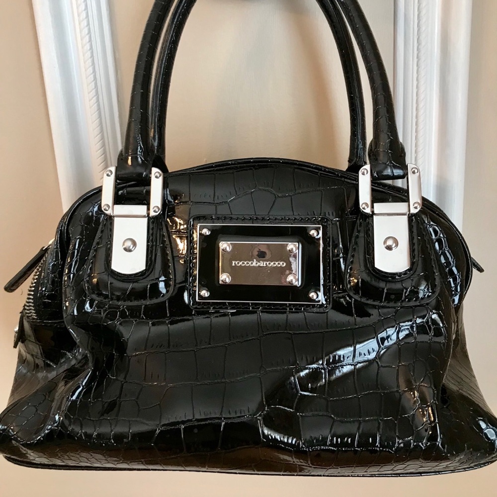 Roccobarocco leather satchel